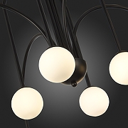 Люстра на штанге ST-Luce Jineto SL1204.402.08 цвет плафона/подвески Белый, цвет арматуры Черный-7