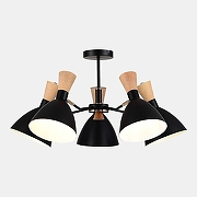 Люстра на штанге EVOLUCE VISTA SLE1256-402-05 цвет латунь, черный-1