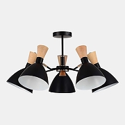 Люстра на штанге EVOLUCE VISTA SLE1256-402-05 цвет латунь, черный-2