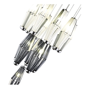 Люстра ST-Luce Ciara SL1242.103.16 цвет плафона/подвески Дымчатый, Слоновая кость, цвет арматуры Хром-2