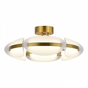 Люстра на штанге ST-Luce ETO1LE SL1304.302.45 цвет плафона/подвески Белый, цвет арматуры Латунь-1