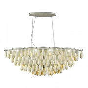 Люстра ST-Luce Faenza SL1517.103.08 цвет плафона/подвески Белый, Золото, цвет арматуры Серебро-2