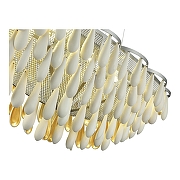 Люстра ST-Luce Faenza SL1517.103.08 цвет плафона/подвески Белый, Золото, цвет арматуры Серебро-3