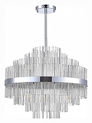 Люстра на штанге ST-Luce Rens SL1634.103.09 цвет плафона/подвески Прозрачный, цвет арматуры Хром