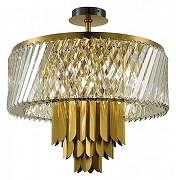 Люстра на штанге ST-Luce Nar1 SL1635.302.09 цвет плафона/подвески Прозрачный, цвет арматуры Латунь-1