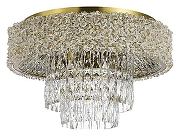 Люстра ST-Luce Seline SL1637.302.10 цвет плафона/подвески Прозрачный, Шампань, цвет арматуры Латунь