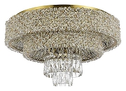 Люстра ST-Luce Sel1ne SL1637.302.16 цвет плафона/подвески Прозрачный, Оранжевый, цвет арматуры Латунь