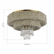 Люстра ST-Luce Sel1ne SL1637.302.16 цвет плафона/подвески Прозрачный, Оранжевый, цвет арматуры Латунь-3