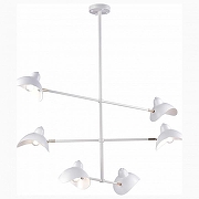 Люстра на штанге ST-Luce M1nne SL1801.503.06 цвет плафона/подвески Белый, цвет арматуры Белый