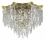 Люстра ST-Luce Ofel1a SL1659.302.07 цвет плафона/подвески Прозрачный, цвет арматуры Латунь