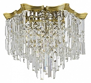 Люстра ST-Luce Ofel1a SL1659.302.10 цвет плафона/подвески Прозрачный, цвет арматуры Латунь