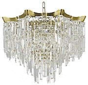 Люстра ST-Luce Ofel1a SL1659.303.10 цвет плафона/подвески Прозрачный, цвет арматуры Латунь