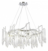 Люстра ST-Luce Teardrops SL1660.103.10 цвет плафона/подвески Прозрачный, цвет арматуры Хром-1