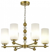 Люстра ST-Luce AURORA SL2003.303.06 цвет плафона/подвески Белый, цвет арматуры Латунь-1