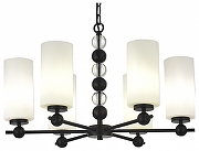 Люстра ST-Luce AURORA SL2003.403.06 цвет плафона/подвески Белый, цвет арматуры Черный