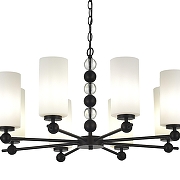 Люстра ST-Luce AURORA SL2003.403.08 цвет плафона/подвески Белый, цвет арматуры Черный-3