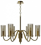 Люстра ST-Luce SANTOR1 SL2005.303.06 цвет плафона/подвески Коньячный, цвет арматуры Латунь-2