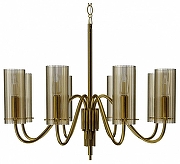 Люстра ST-Luce SANTOR1 SL2005.303.08 цвет плафона/подвески Коньячный, цвет арматуры Латунь