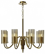 Люстра ST-Luce SANTOR1 SL2005.303.08 цвет плафона/подвески Коньячный, цвет арматуры Латунь-1