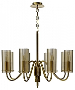 Люстра ST-Luce SANTOR1 SL2005.303.08 цвет плафона/подвески Коньячный, цвет арматуры Латунь-2