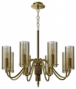 Люстра ST-Luce SANTOR1 SL2005.303.08 цвет плафона/подвески Коньячный, цвет арматуры Латунь-4