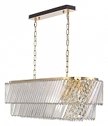 Люстра ST-Luce R1TZ SL6138.303.14 цвет плафона/подвески Прозрачный, цвет арматуры Латунь-3