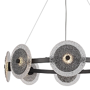 Люстра ST-Luce ALUMNO SL6142.443.01 цвет плафона/подвески Светло-серый, цвет арматуры Черный-3