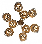 Люстра ST-Luce TASSE SL6145.303.09 цвет плафона/подвески Прозрачный, цвет арматуры Латунь-4