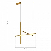 Люстра ST-Luce Ret1co SL6207.213.37 цвет плафона/подвески Белый, Золото, цвет арматуры Золото-3