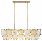 Люстра на штанге ST-Luce TENDER SL6240.203.08 цвет плафона/подвески Прозрачный, Оранжевый, цвет арматуры Золото-2