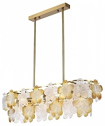 Люстра на штанге ST-Luce TENDER SL6240.203.08 цвет плафона/подвески Прозрачный, Оранжевый, цвет арматуры Золото-3