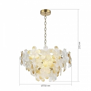 Люстра ST-Luce TENDER SL6240.203.12 цвет плафона/подвески Прозрачный, Оранжевый, цвет арматуры Золото-5