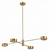 Люстра на штанге ST-Luce V1co SL6504.302.04 цвет плафона/подвески Латунь, цвет арматуры Латунь