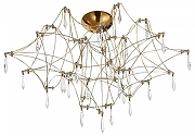 Люстра ST-Luce Gravetta SL6601.202.78 цвет плафона/подвески Прозрачный, цвет арматуры Золото