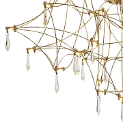 Люстра ST-Luce Gravetta SL6601.202.78 цвет плафона/подвески Прозрачный, цвет арматуры Золото-2