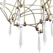 Люстра ST-Luce Gravetta SL6601.202.78 цвет плафона/подвески Прозрачный, цвет арматуры Золото-3