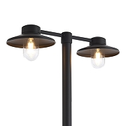 Фонарный столб ST-Luce Basko SL9542.705.02 цвет плафона/подвески Прозрачный, цвет арматуры Серый-4