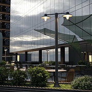 Фонарный столб ST-Luce Basko SL9542.705.02 цвет плафона/подвески Прозрачный, цвет арматуры Серый-5