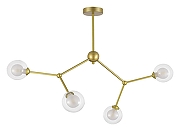 Люстра на штанге EVOLUCE Arcus SLE1106-203-04 цвет золотой