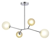 Люстра на штанге EVOLUCE Malte SLE1107-103-04 цвет хром-1