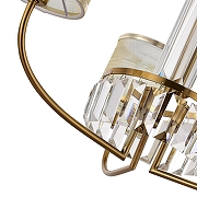 Люстра EVOLUCE Ellisse SLE1119-303-03 цвет плафона/подвески Бежевый, цвет арматуры Латунь-5