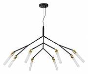 Люстра EVOLUCE Kaito SLE1129-403-08 цвет латунь, черный-1