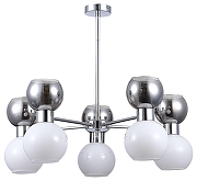 Люстра на штанге EVOLUCE Thonet SLE1138-102-10 цвет хром