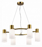Люстра EVOLUCE Gessi SLE1139-303-06 цвет плафона/подвески Белый, цвет арматуры Латунь-2