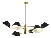 Люстра на штанге EVOLUCE Norbi SLE1253-343-06 цвет латунь-1