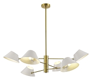 Люстра на штанге EVOLUCE Norbi SLE1253-353-06 цвет латунь-1