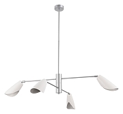 Люстра на штанге EVOLUCE Alton SLE1254-103-04 цвет серебро