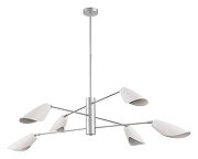 Люстра на штанге EVOLUCE Alton SLE1254-103-06 цвет серебро