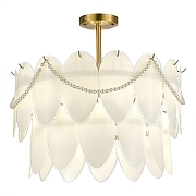 Люстра на штанге EVOLUCE Roomi SLE1651-203-09 цвет золото-1