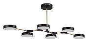 Люстра на штанге EVOLUCE Monta SLE6004-402-06 цвет черный